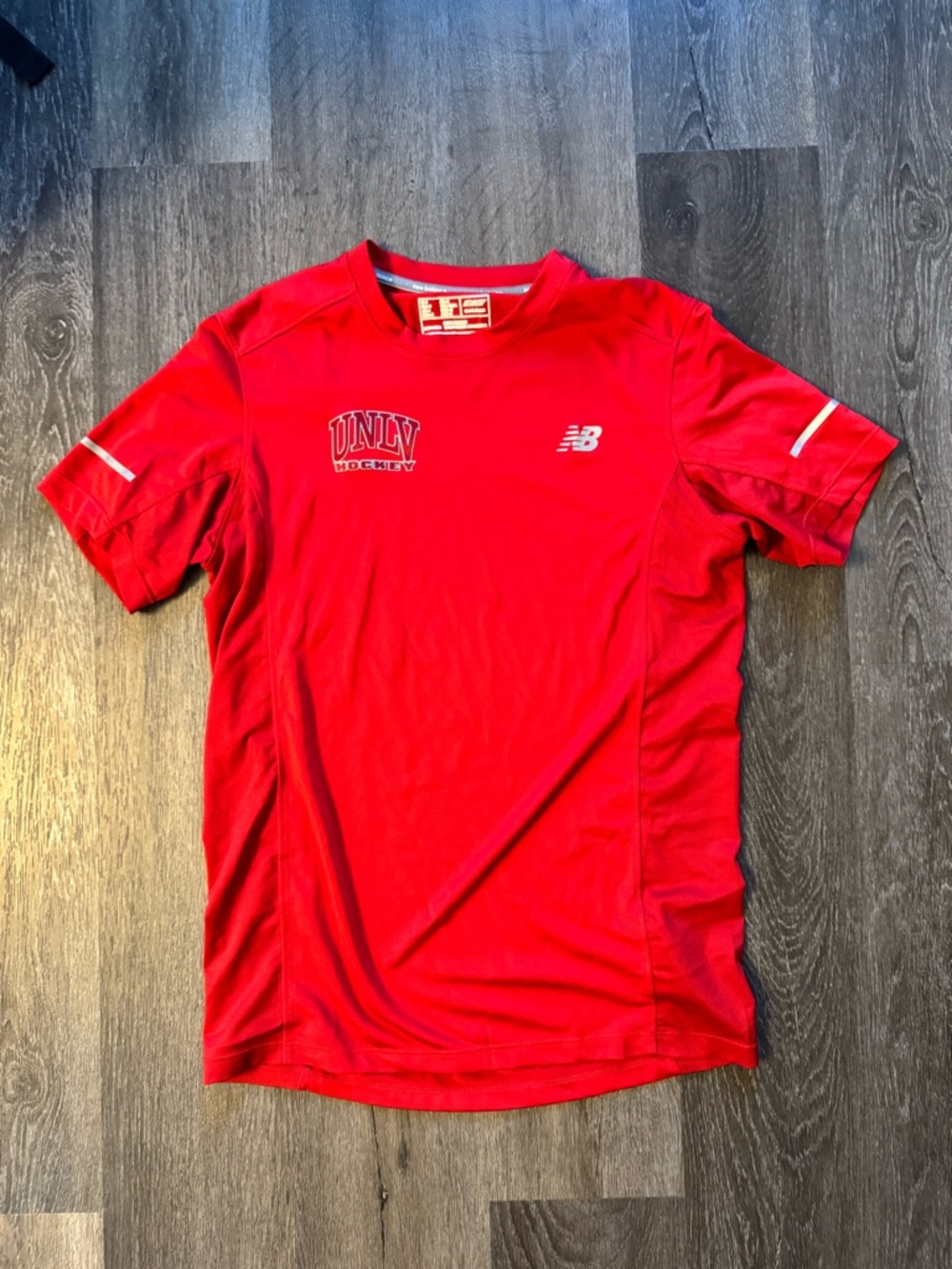 UNLV Hockey New Balance Lightweight Compression T-Shirt Small College Las Vegas